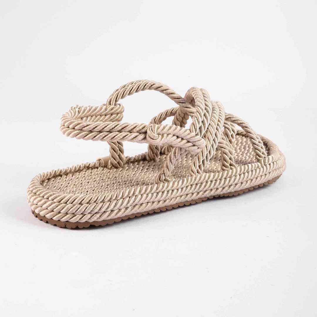 Босоніжки Жіночі Мотузки Inshoes Беж
