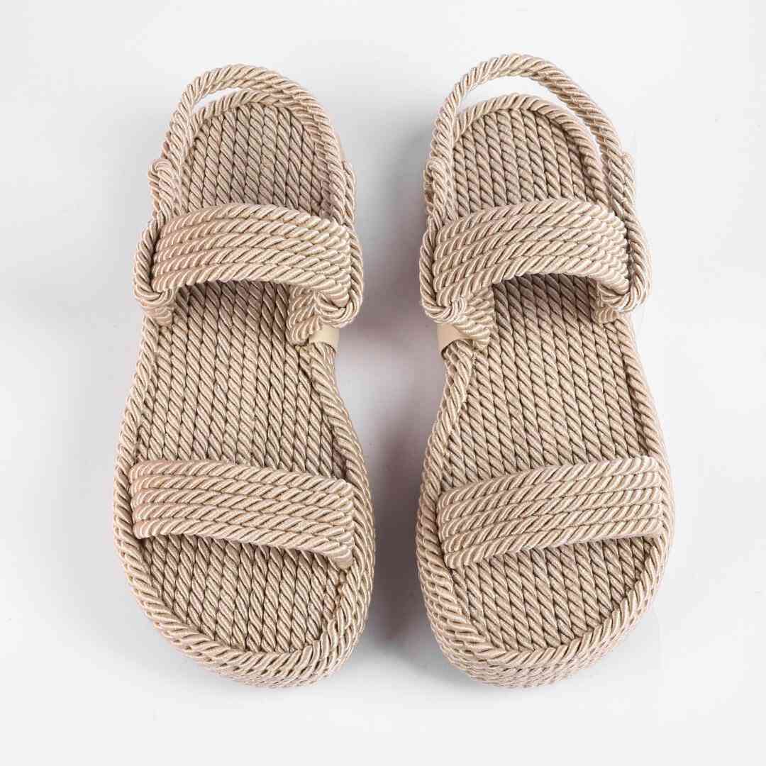 Босоніжки Жіночі Мотузки Inshoes Беж