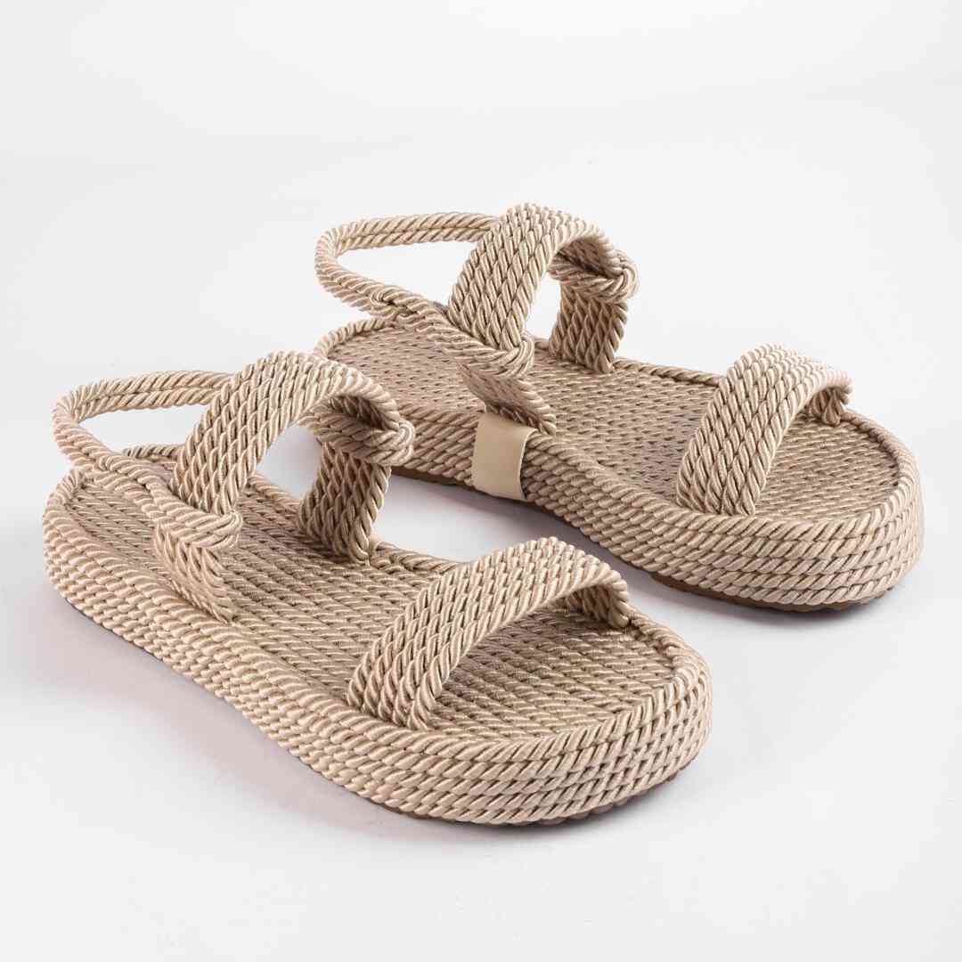Босоніжки Жіночі Мотузки Inshoes Беж