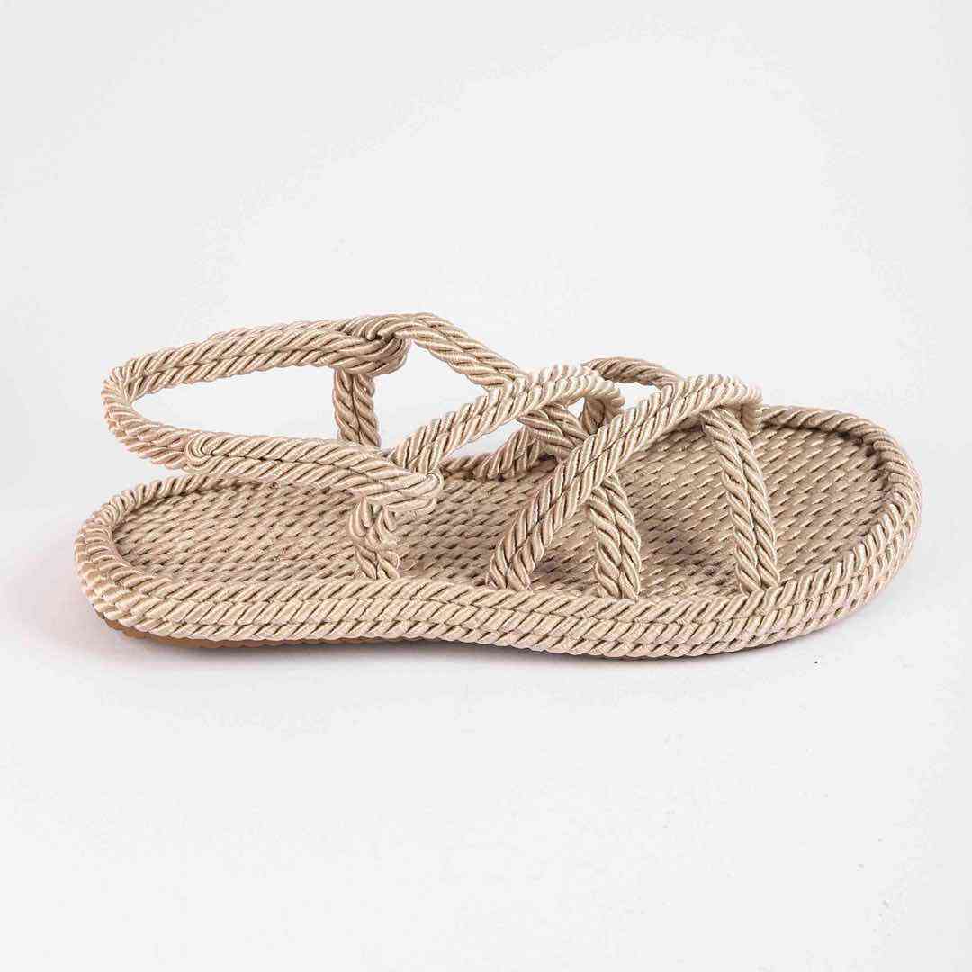 Босоніжки Жіночі Мотузки Inshoes Беж