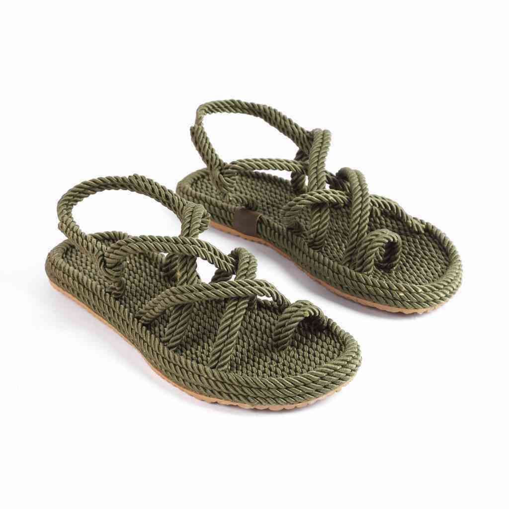 Босоніжки Жіночі Мотузки Inshoes Хакі