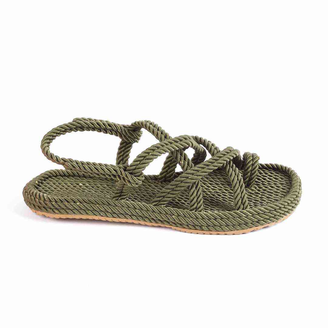 Босоніжки Жіночі Мотузки Inshoes Хакі