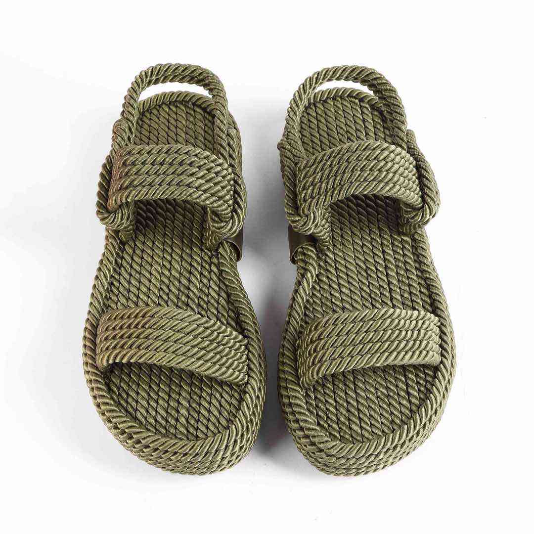 Босоніжки Жіночі Мотузки Inshoes Хакі