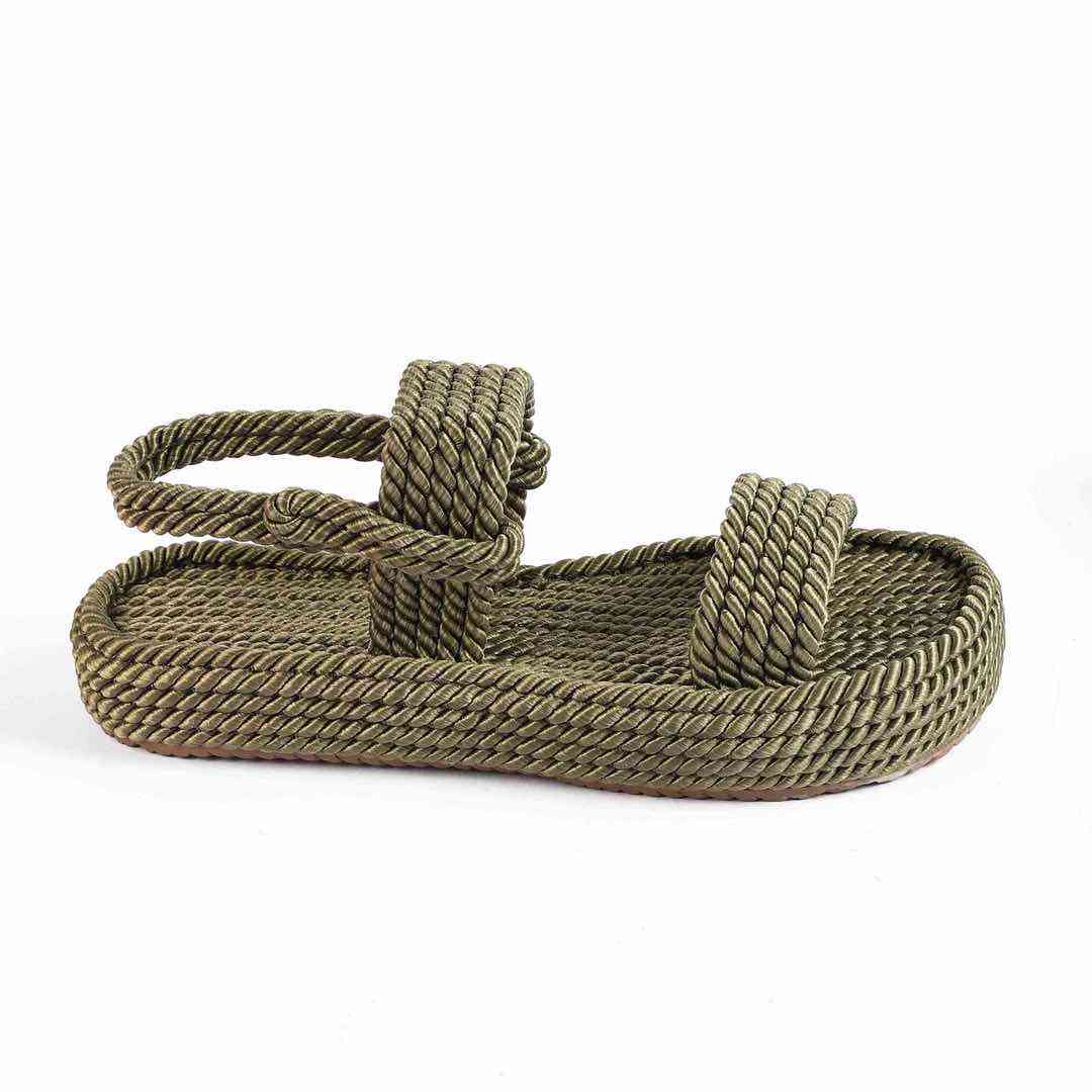 Босоніжки Жіночі Мотузки Inshoes Хакі